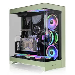 CAJA THERMALTAKE CTE E550 TG MID TOWER 2XUSB 3.0 1XUSB-C SN FUENTE VERDE MATCHA