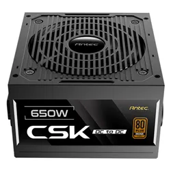FUENTE ALIMENTACION ANTEC CSK650DC EC 80+ BRONZE ATX NEGRO