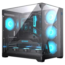 CAJA ATX HIDITEC GAMING SKY BLACK USB 3.1 TYPE-C