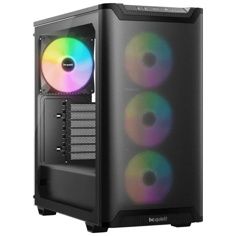 CAJA BEQUIET PURE BASE 501 LX 4XVENT 140 MM S/N NEGRO