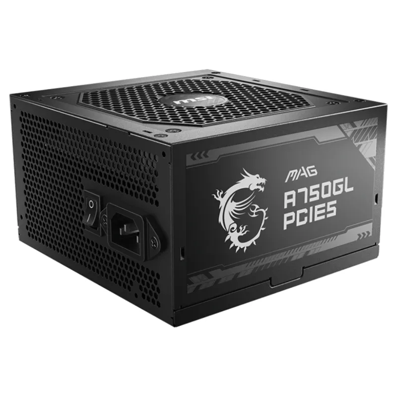 FUENTE ALIMENTACION MSI MAG A750GL PCIE5 750W 80+ GOLD