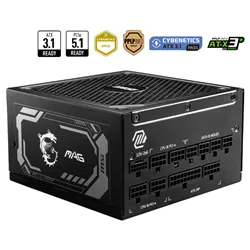 FUENTE ALIMENTACION MSI MEG A1250GL PCIE5 1250W 80 PLUS GOLD
