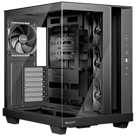 CAJA BEQUIET LIGHT BASE 600 DX ATX SIN FUENTE ARGB NEGRO