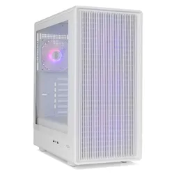 CAJA NOX SEMITORRE MESH INFINITY IOTA ARGB BLANCA USB 3.0