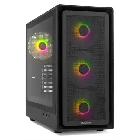 CAJA NOX SEMITORRE HYPERFLOW HUMMER AERO ARGB NEGRO USB 3.0 TYPE C