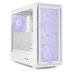 CAJA NOX SEMITORRE HYPERFLOW HUMMER AERO ARGB BLANCA USB 3.0 TYPE C