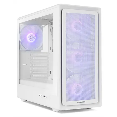 CAJA NOX SEMITORRE HYPERFLOW HUMMER AERO ARGB BLANCA USB 3.0 TYPE C