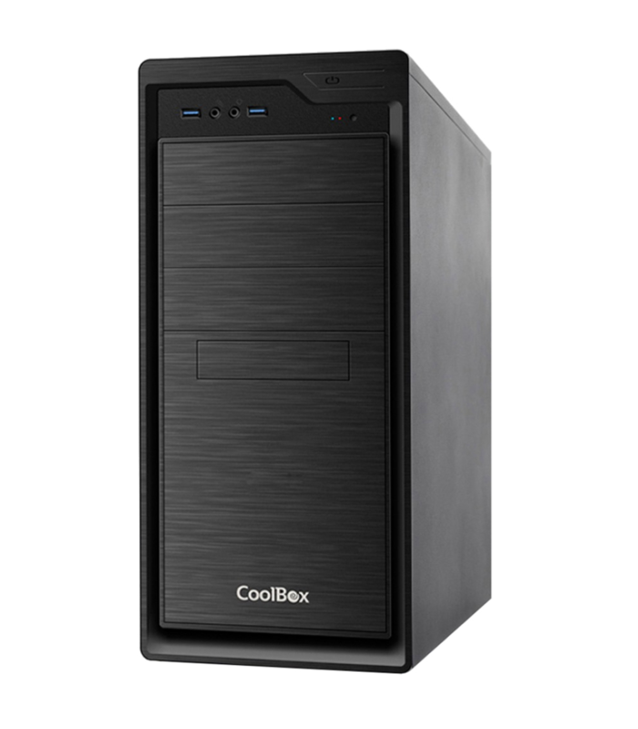 CAJA ATX COOLBOX F800U3-0 2x USB 3.0 S/FTE NEGRO