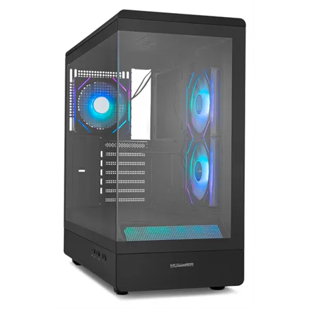 CAJA NOX SEMITORRE FRAMELESS HUMMER SIGNAL ARGB NEGRO USB TYPE C