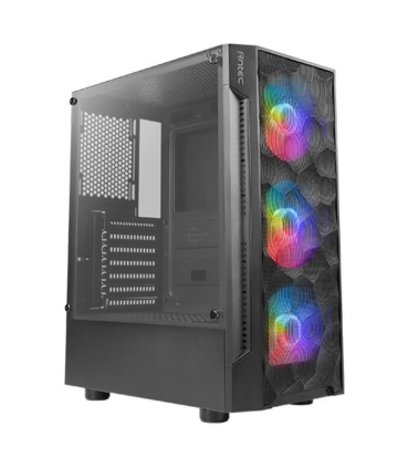 CAJA GAMING ANTEC NX260 ATX 2XUSB2.0 1XUS3.0 SIN FUENTE NEGRO ARGB