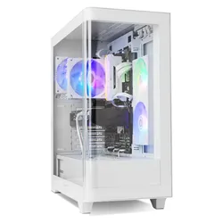 CAJA NOX HUMMER ETHER ATX SEMITORRE CRISTAL CURVO BLANCO