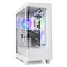 CAJA NOX HUMMER ETHER ATX SEMITORRE CRISTAL CURVO BLANCO