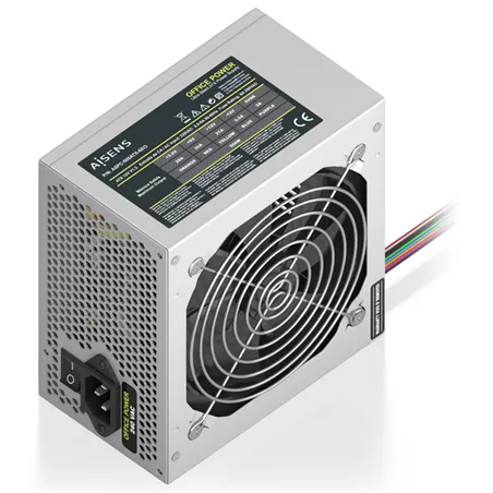 FUENTE ALIMENTACION AISENS ATX 500W OEM PLATA