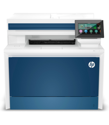 IMPRESORA HP MULTIFUNCION LASERJET COLOR PRO 4302FDN FAX DUPLEX BLANCA Y AZUL