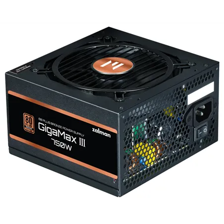 FUENTE DE ALIMENTACION ZALMAN GIGAMAXIII 750W 80 + BRONZE ATX NEGRO