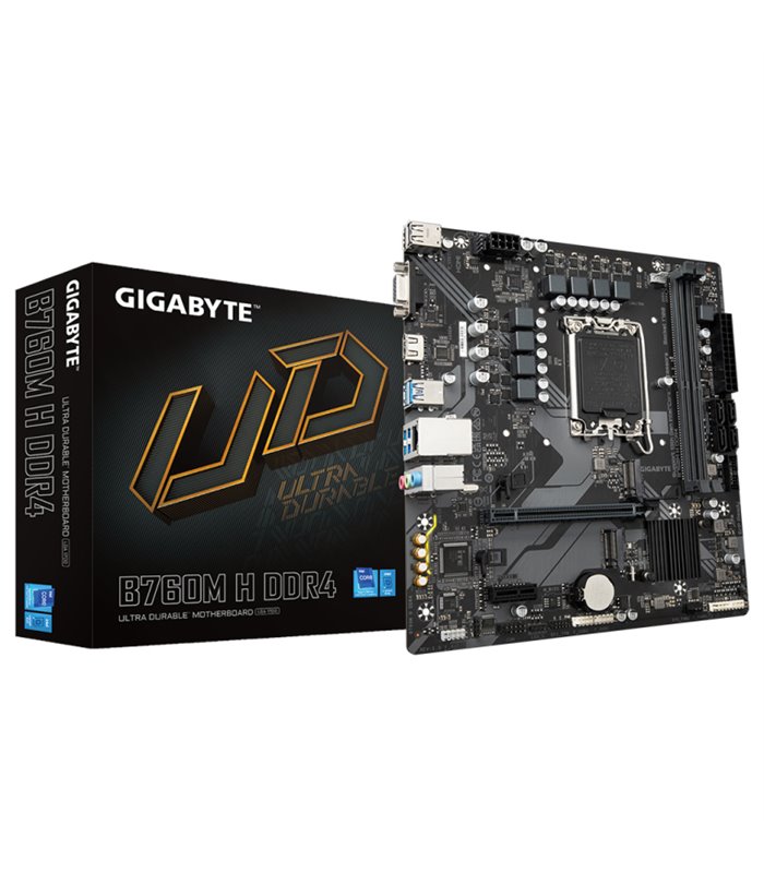 PLACA BASE GIGABYTE B760M H 1700 MATX 2XDDR4