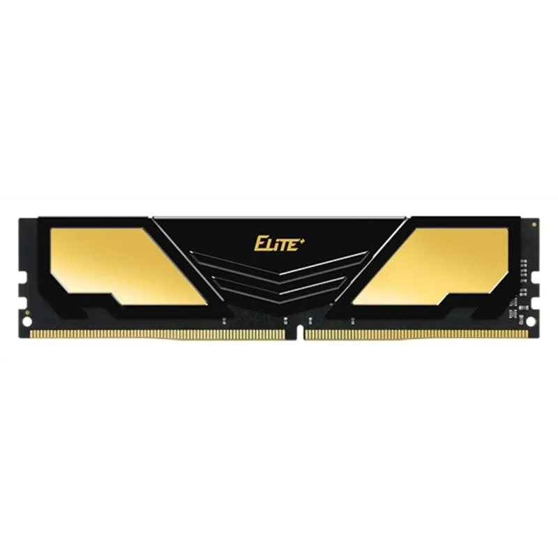 DDR4 TEAMGROUP ELITE HEATSINK 16GB 3200 NEGRO / DORADO