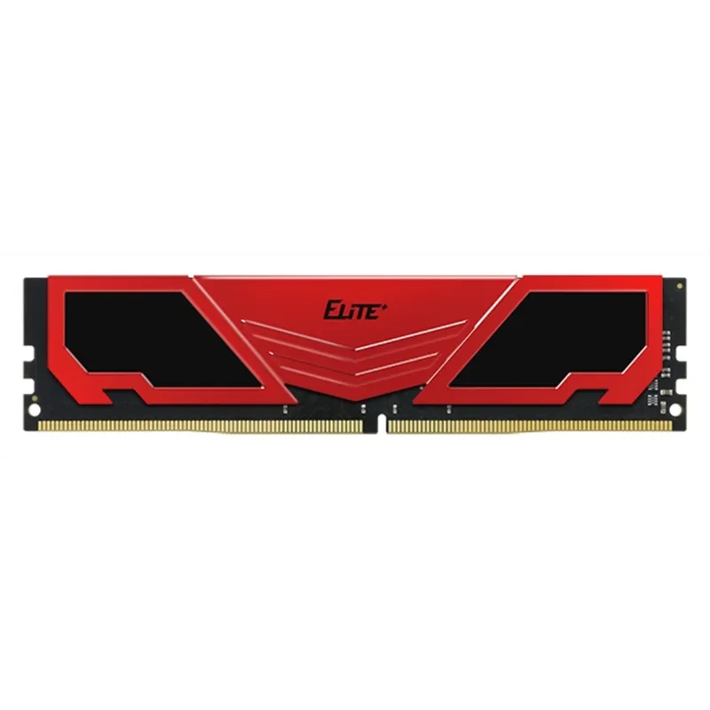 DDR4 TEAMGROUP ELITE HEATSINK 16GB 3200 NEGRO / ROJO