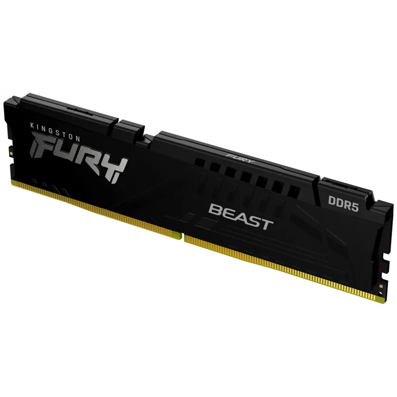 DDR5 KINGSTON FURY BEAST 16GB 5600 NEGRO