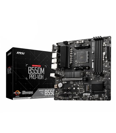 PLACA BASE MSI B550M PRO-VDH AM4 MATX 4XDDR4