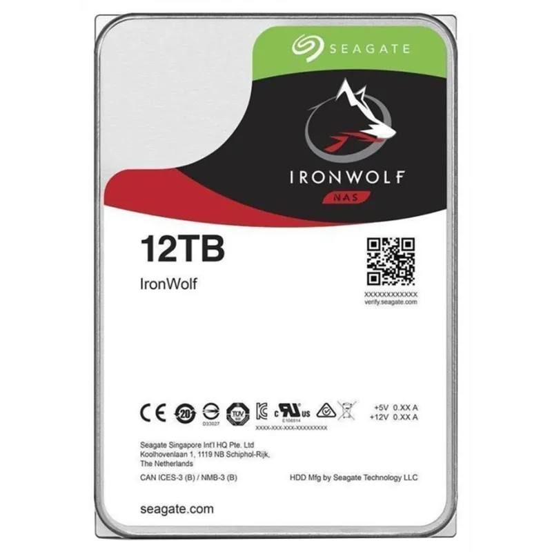 DISCO SEAGATE IRONWOLF 12TB SATA3 256MB