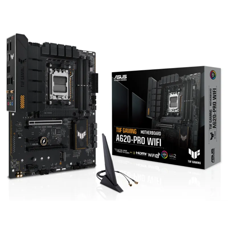 PLACA BASE ASUS TUF GAMING A620M-PRO WIFI AM5 MATX 4XDDR5