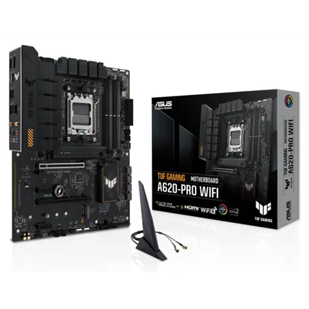 PLACA BASE ASUS TUF GAMING A620M-PRO WIFI AM5 MATX 4XDDR5