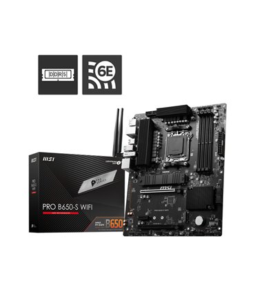 PLACA BASE MSI PRO B650-S WIFI AM5 ATX 4XDDR5