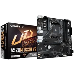 PLACA BASE GIGABYTE A520M DS3H V2 AM4 MATX 4XDDR4