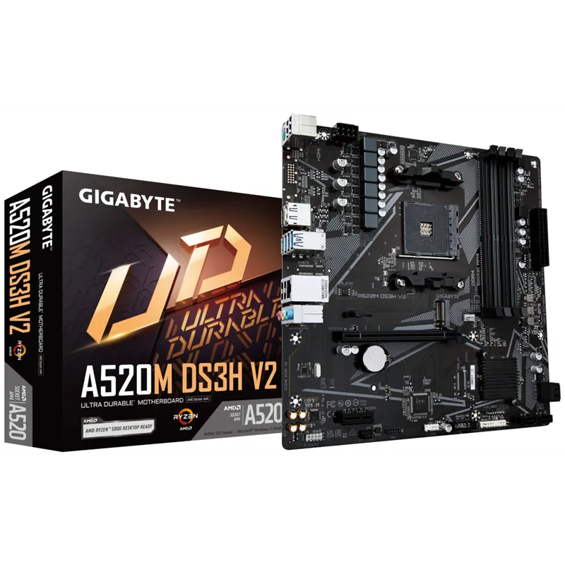 PLACA BASE GIGABYTE A520M DS3H V2 AM4 MATX 4XDDR4