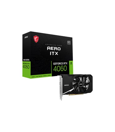 TARJETA GRAFICA MSI GEFORCE RTX 4060 AERO ITX 8G OC