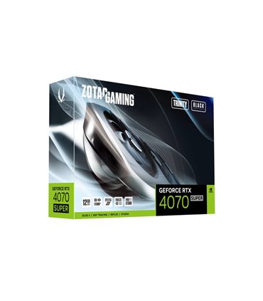 TARJETA GRAFICA ZOTAC RTX 4070 SUPER TRINITY BLACK ED 12GB
