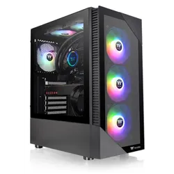 CAJA THERMALTAKE VIEW 200 TG ARGB ATX 2XUSB 3.2 SIN FUENTE NEGRO