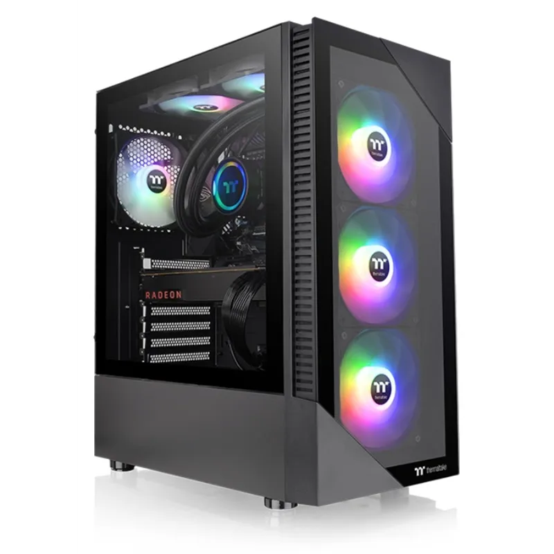 CAJA THERMALTAKE VIEW 200 TG ARGB ATX 2XUSB 3.2 SIN FUENTE NEGRO