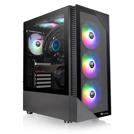 CAJA THERMALTAKE VIEW 200 TG ARGB ATX 2XUSB 3.2 SIN FUENTE NEGRO