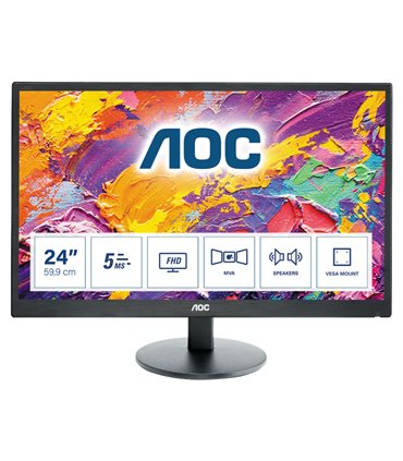 MONITOR AOC M2470SWH 23,6" 1920x1080 5MS HDMI ALTAVOCES NEGRO