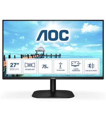 MONITOR AOC 27B2H/EU 27" IPS FHD NEGRO VGA HDMI VESA
