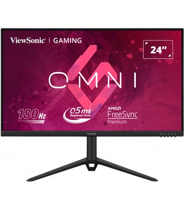 MONITOR VIEWSONIC GAMING 24" FHD IPS 180HZ AJUSTABLE FREESYNC HDR10