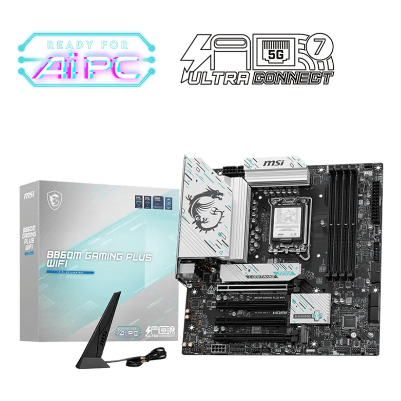 PLACA BASE MSI B860M GAMING PLUS WIFI