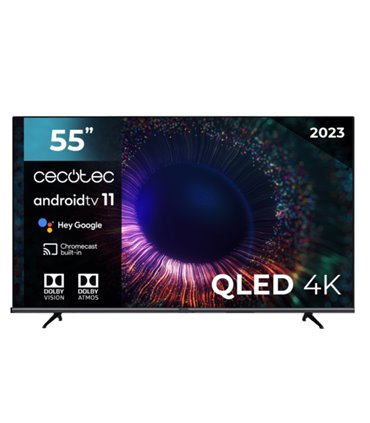 TV CECOTEC 55" QLED  ANDROID TV V1+ SERIES VQU11055+