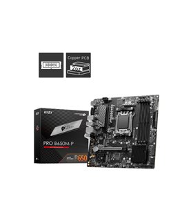 PLACA BASE MSI PRO B650M-P AM5 MATX 4XDDR5