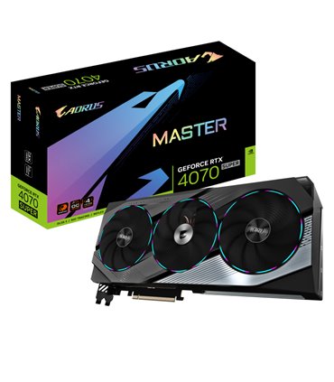 TARJETA GRAFICA GIGABYTE RTX 4070 SUPER AORUS MASTER 12GB