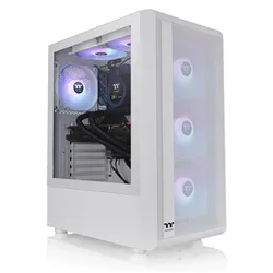 CAJA THERMALTAKE S200 TG ATX 2XUSB 3.0 ARGB SIN FUENTE BLANCO