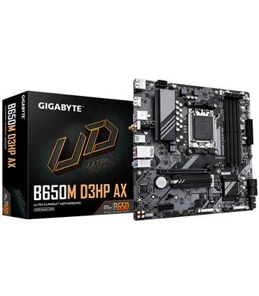PLACA BASE GIGABYTE B650M D3HP AX AM5 MATX 4XDDR5