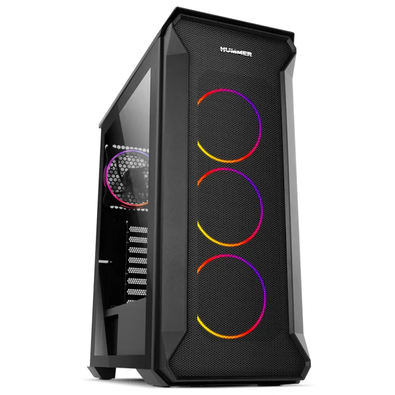 CAJA NOX HUMMER QUANTUM ATX 1XUSB3.0 2XUSB2.0 NEGRO ARGB