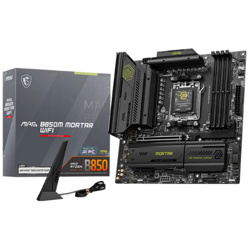 PLACA BASE MSI MAG B850M MORTAR PCI-E x16 Gen5, M.2 Gen5