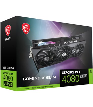 TARJETA GRAFICA MSI RTX 4080 SUPER 16GB GAMING X SLIM