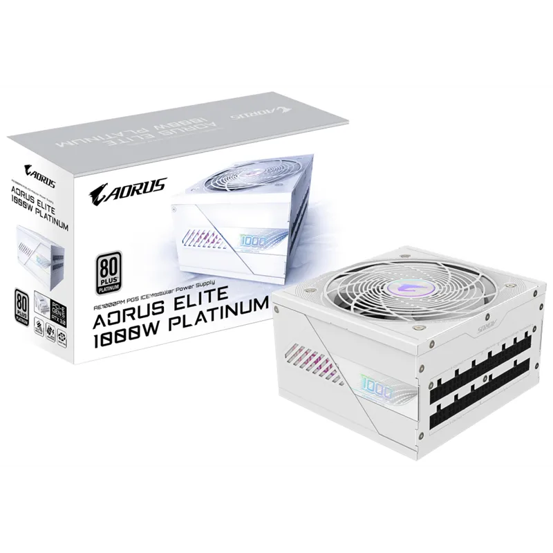 FUENTE ALIMENTACION GIGABYTE MODULAR AORUS ELITE P1000W ICE ATX BLANCO