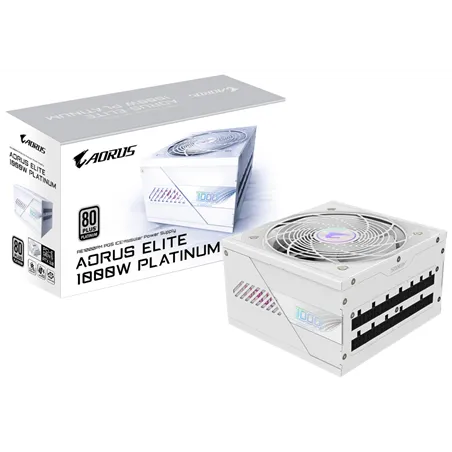 FUENTE ALIMENTACION GIGABYTE MODULAR AORUS ELITE P1000W ICE ATX BLANCO