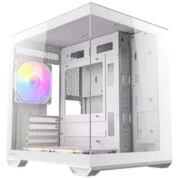 CAJA ANTEC CX60M ARGB MATX BLANCO 2XVENT REV 120 MM 1X120MM 2XUSB SN FUENTE